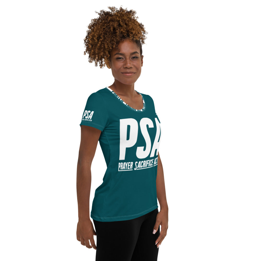 Sherpa Blue Classic Women's Athletic T-shirt