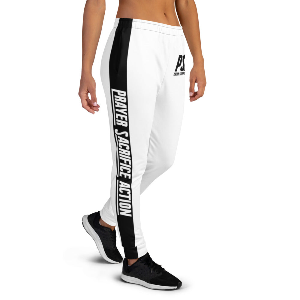 White Classic Women's Joggers
