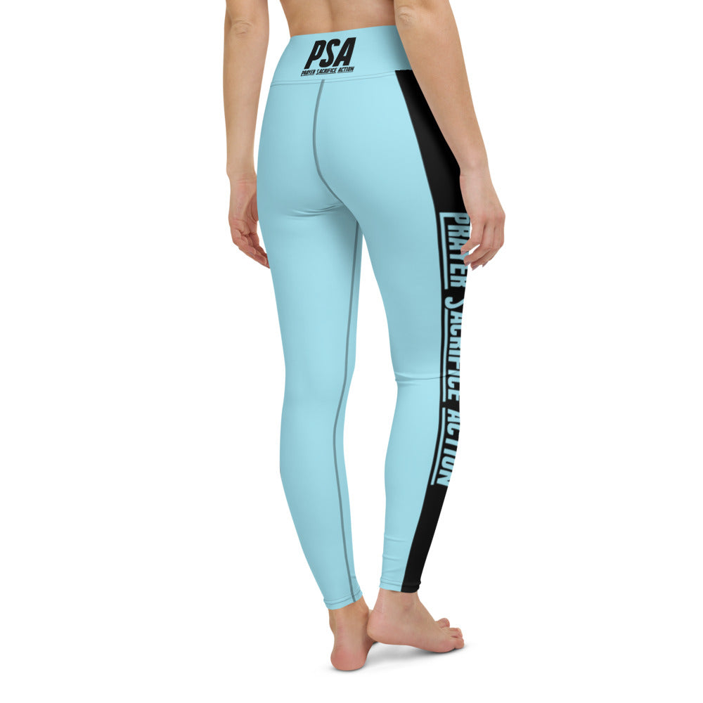 Blizzard Blue Yoga Leggings w/ pockets