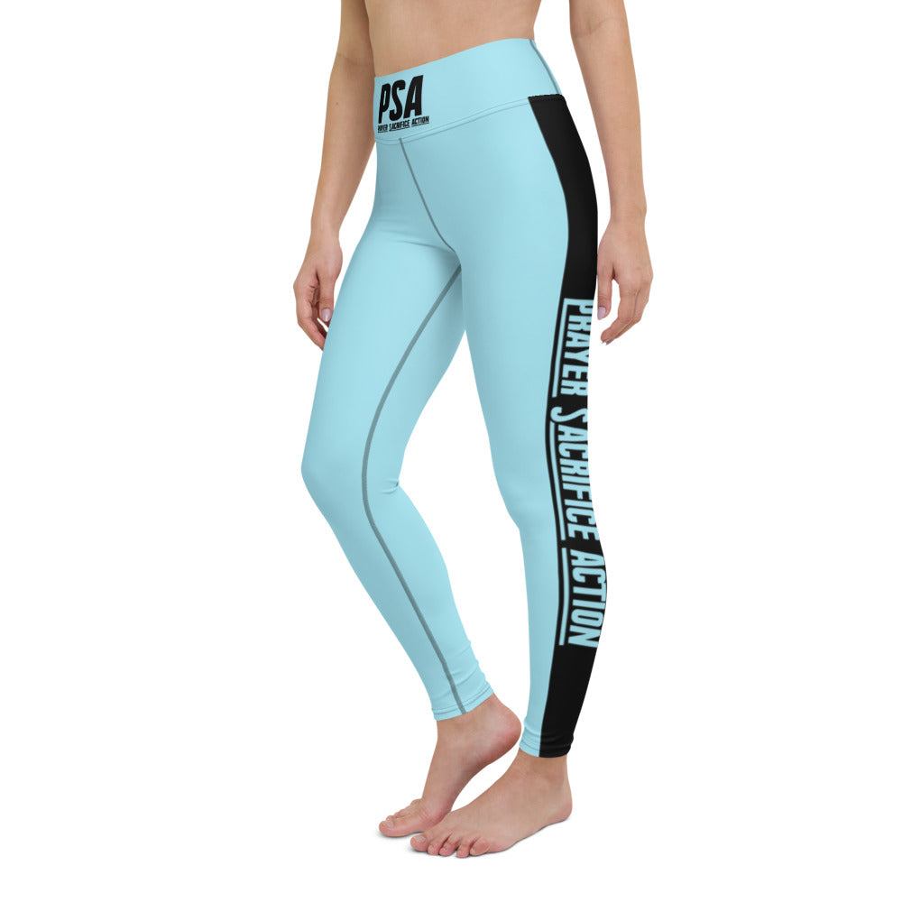 Blizzard Blue Yoga Leggings w/ pockets
