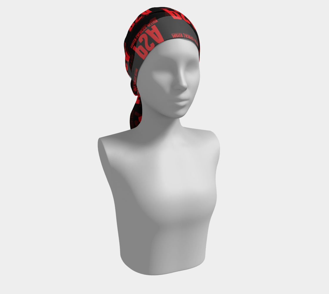 Red Classic Scarf 2
