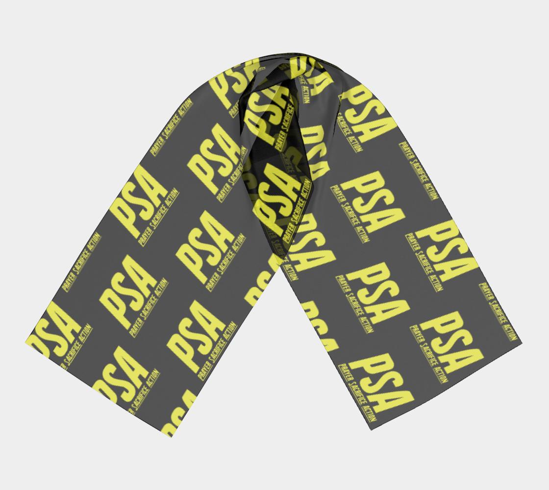 Yellow Classic Scarf 2