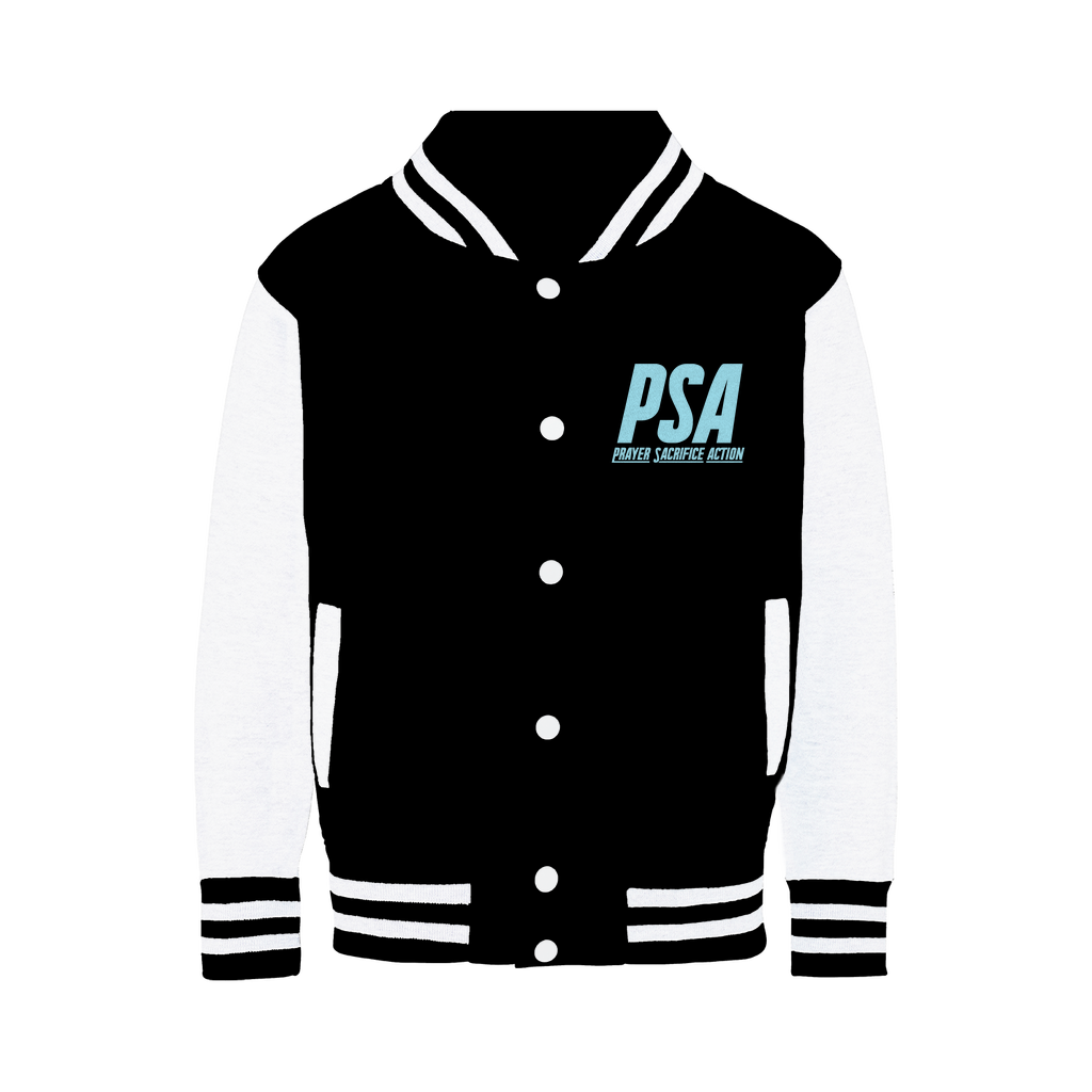 Blizzard Blue Varsity Jacket