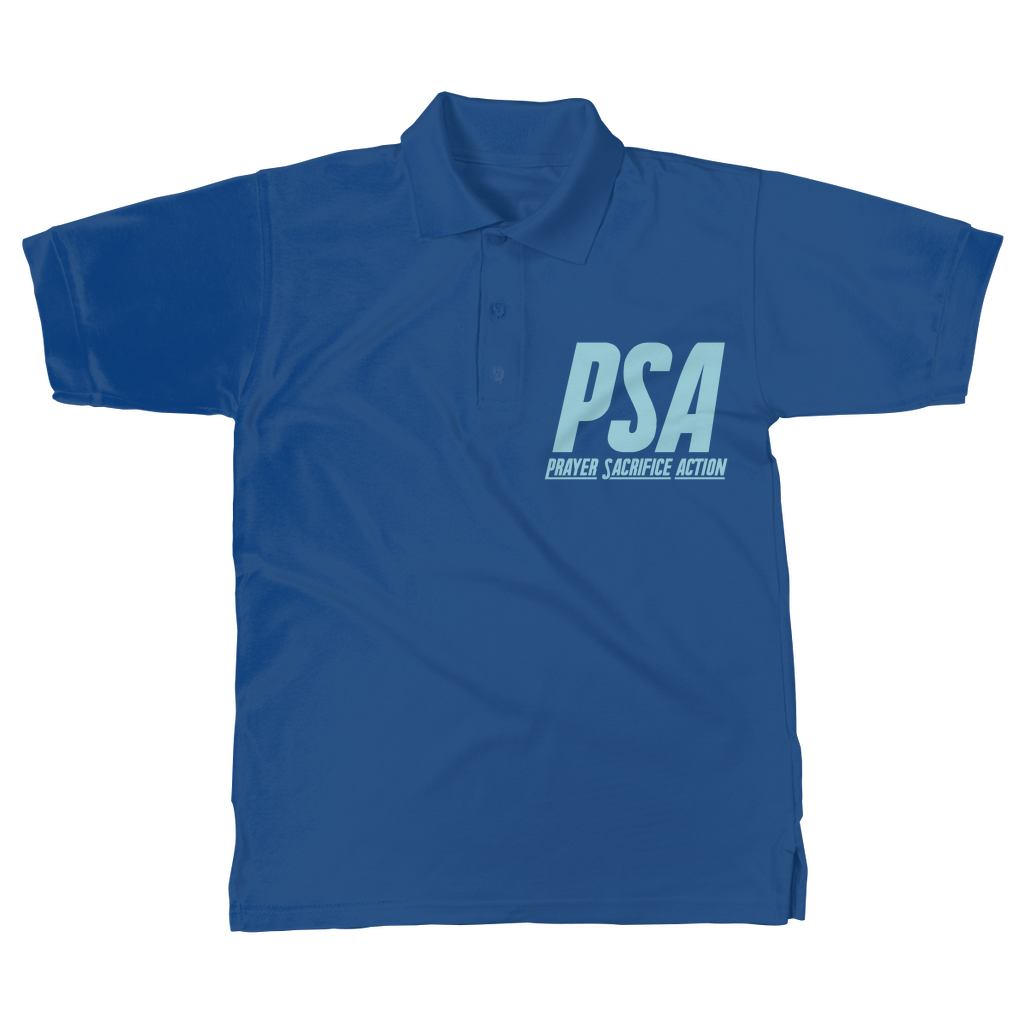 Blizzard Blue Classic Adult Polo Shirt