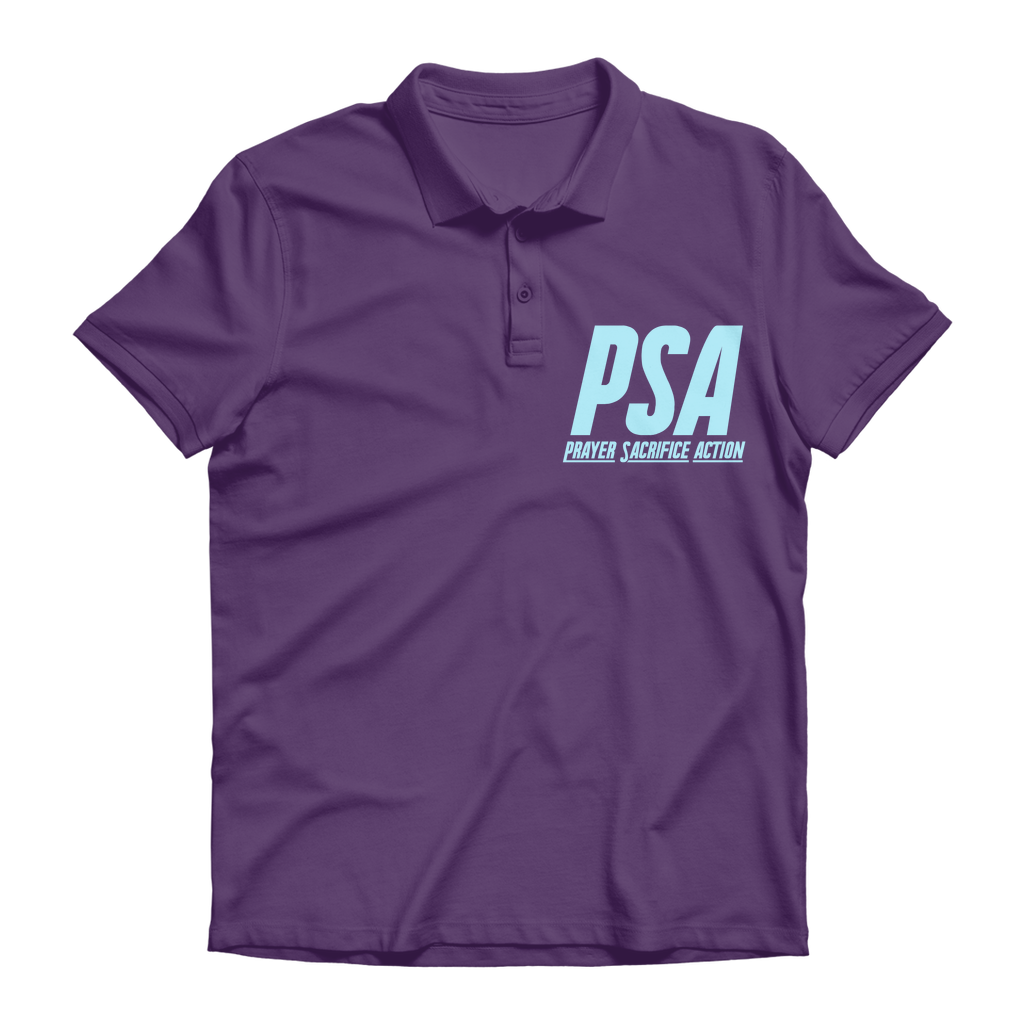 Blizzard Blue Premium Adult Polo Shirt