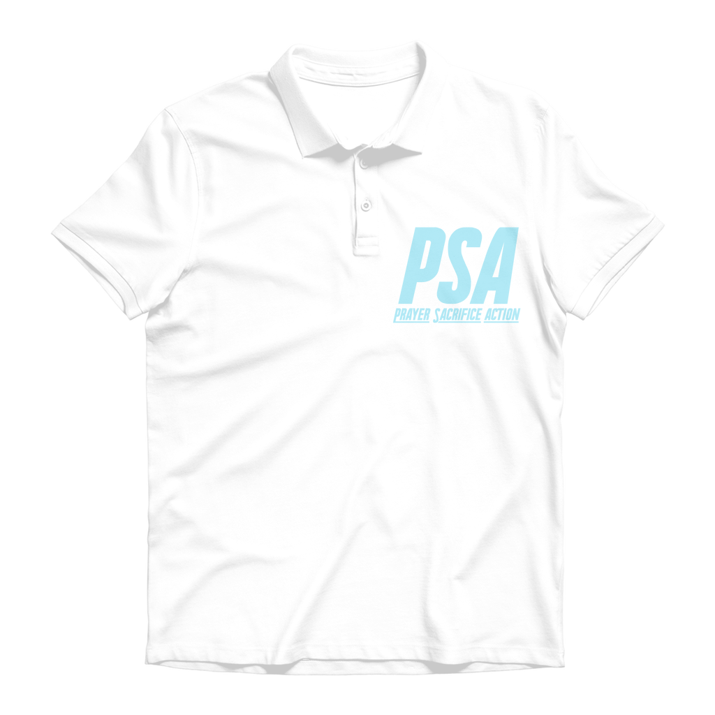 Blizzard Blue Premium Adult Polo Shirt