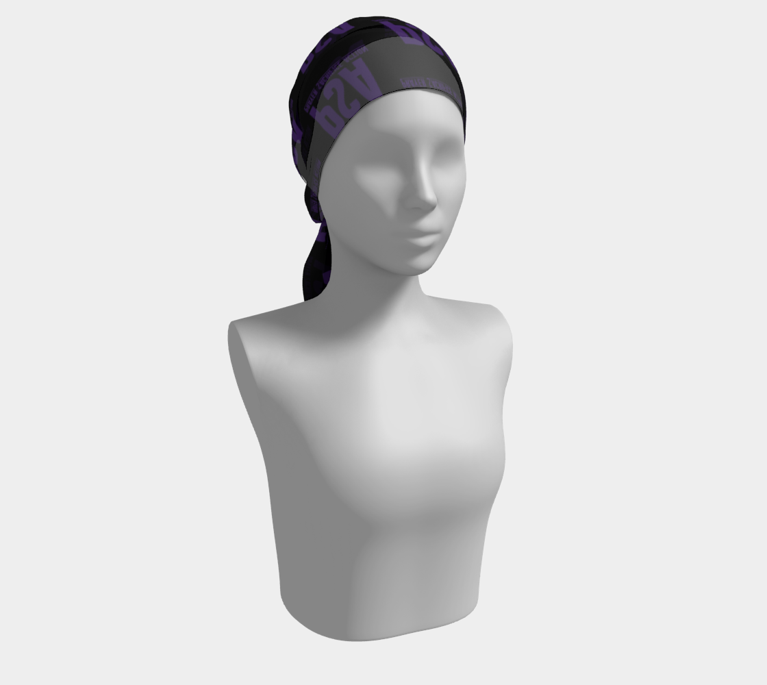 Purple Classic Scarf 2