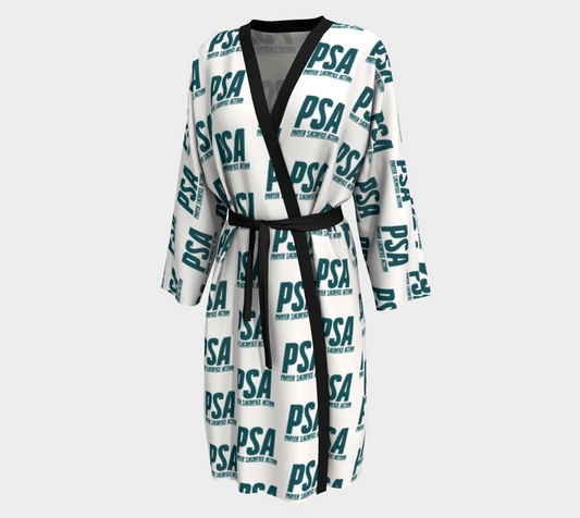 Sherpa Blue Classic Robe Peignoir