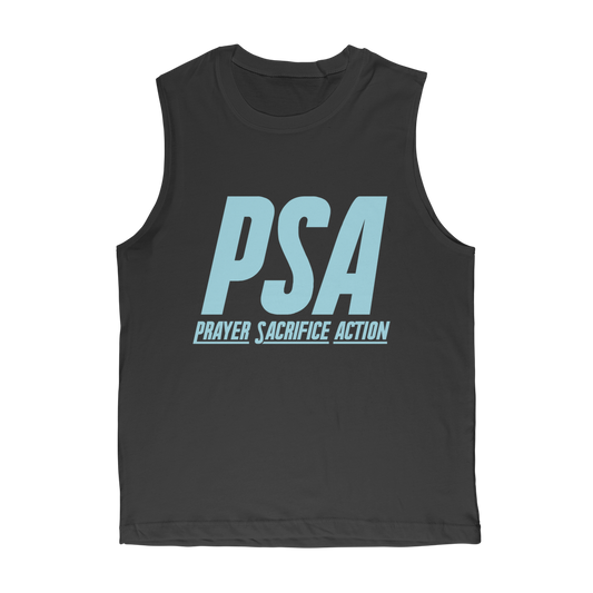 Blizzard Blue Classic Adult Muscle Top