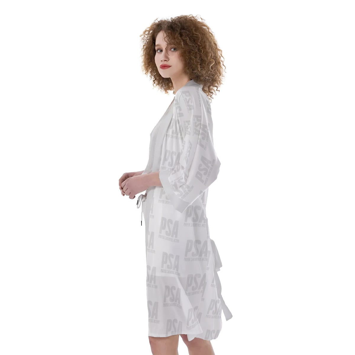 Whisper Classic Women's Satin Kimono Robe
