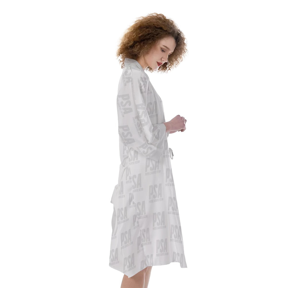 Whisper Classic Women's Satin Kimono Robe