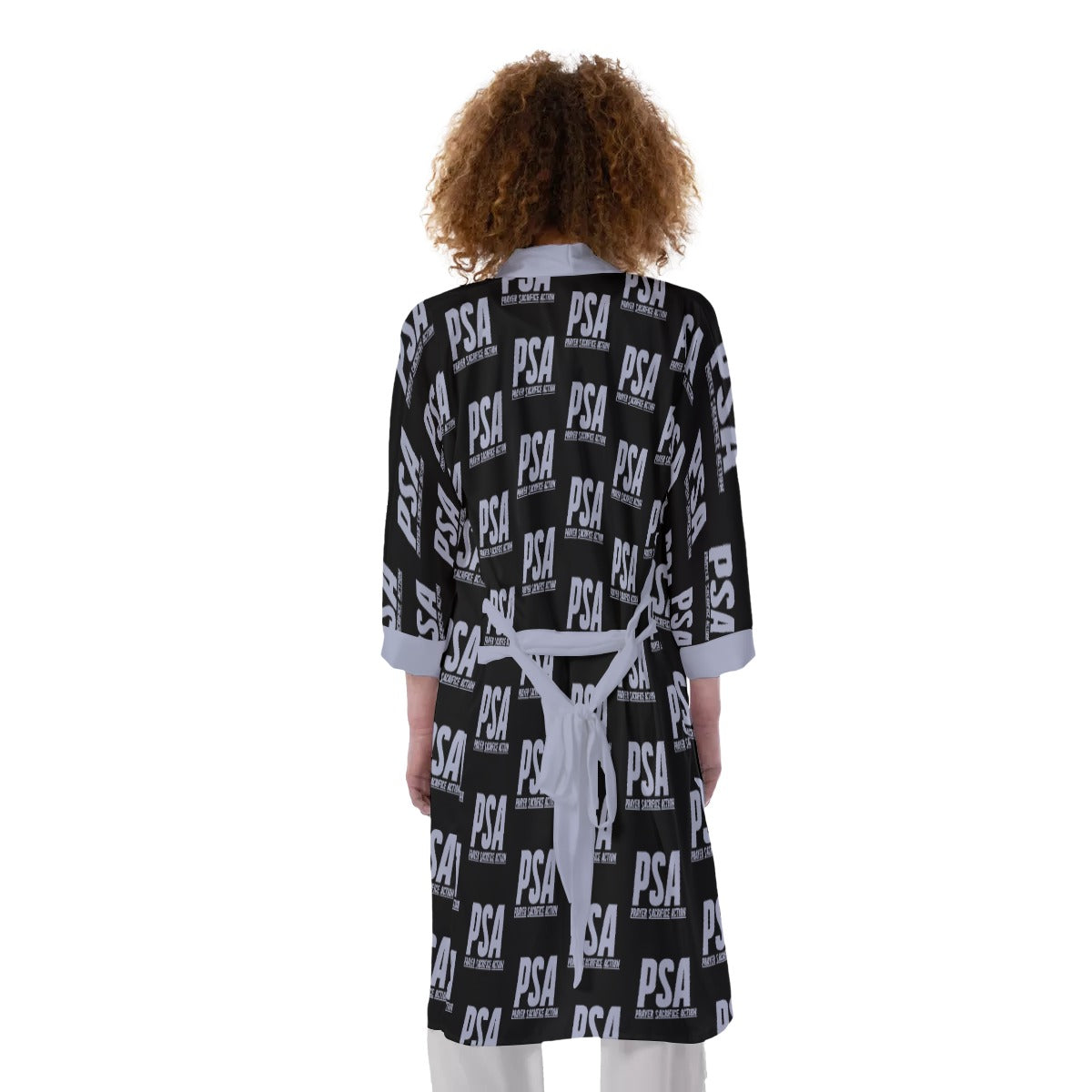 Penaro Classic Women's Satin Kimono Robe 2