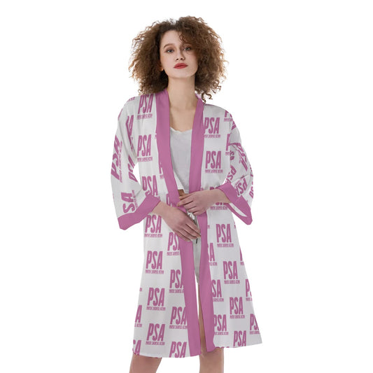 Hopbush Women's Satin Kimono Robe