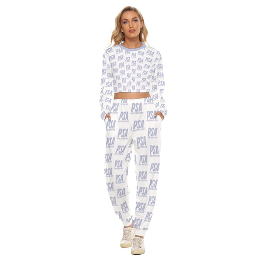 Penaro Classic Women's Crop Sweatshirt Suit