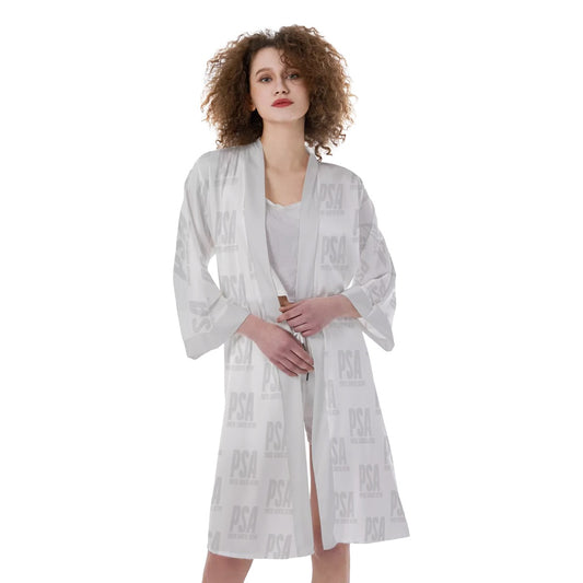 Whisper Classic Women's Satin Kimono Robe