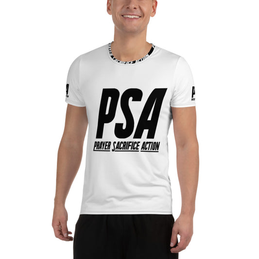 White Classic Men's Athletic T-shirt
