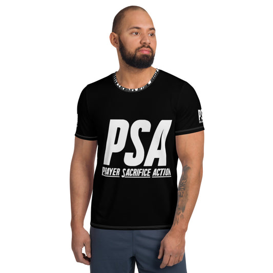 Black Classic Men's Athletic T-shirt