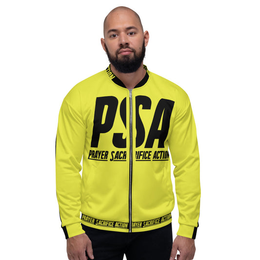 Yellow Classic Unisex Bomber Jacket