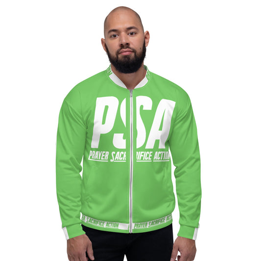 Green Classic Unisex Bomber Jacket
