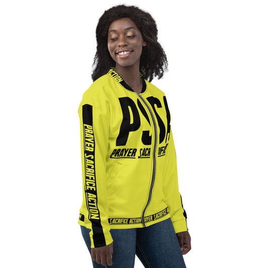 Yellow Classic Unisex Bomber Jacket