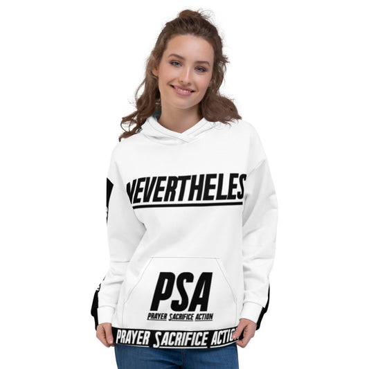 White NeverTheLess Hoodie