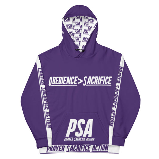 Purple Obedience Sacrifice Hoodie