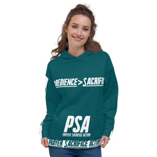 Sherpa Blue Obedience Sacrifice Hoodie