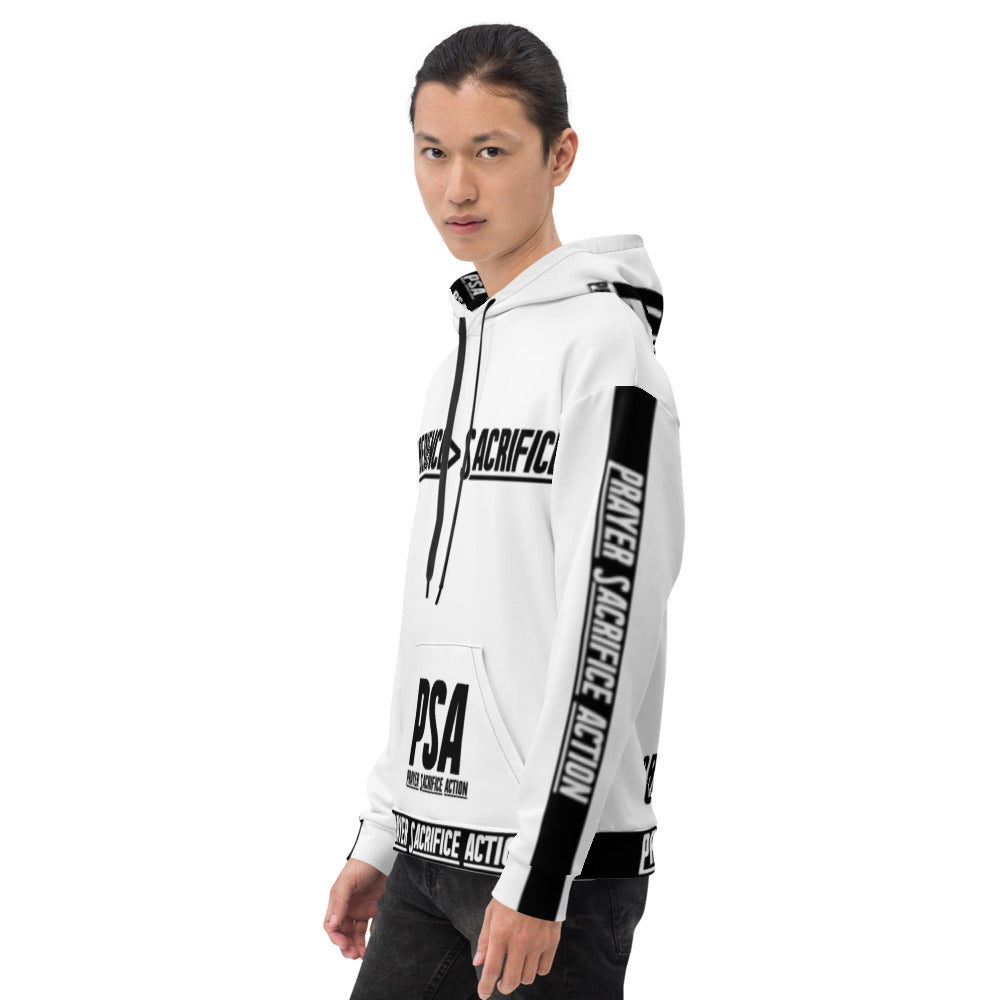 White Obedience Sacrifice Hoodie