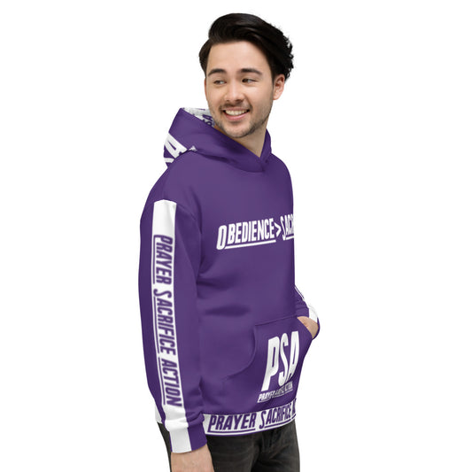Purple Obedience Sacrifice Hoodie