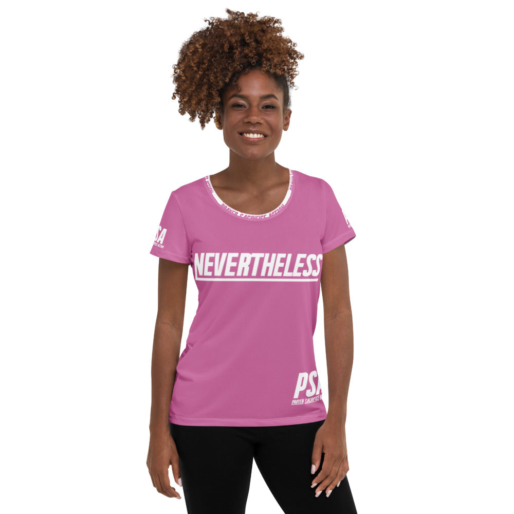 Hopbush NeverTheLess Women's Athletic T-shirt