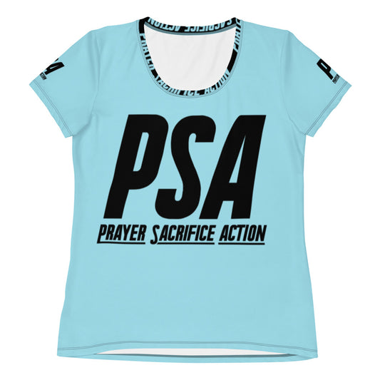 Blizzard Blue Classic Women's Athletic T-shirt