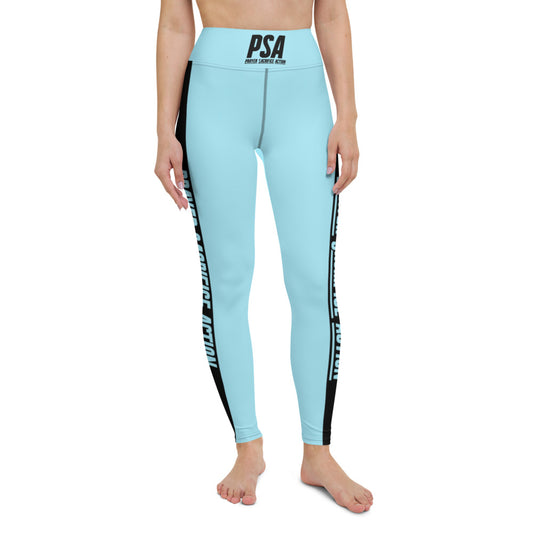 Blizzard Blue Yoga Leggings w/ pockets