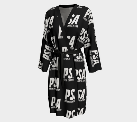 White Classic Robe Peignoir